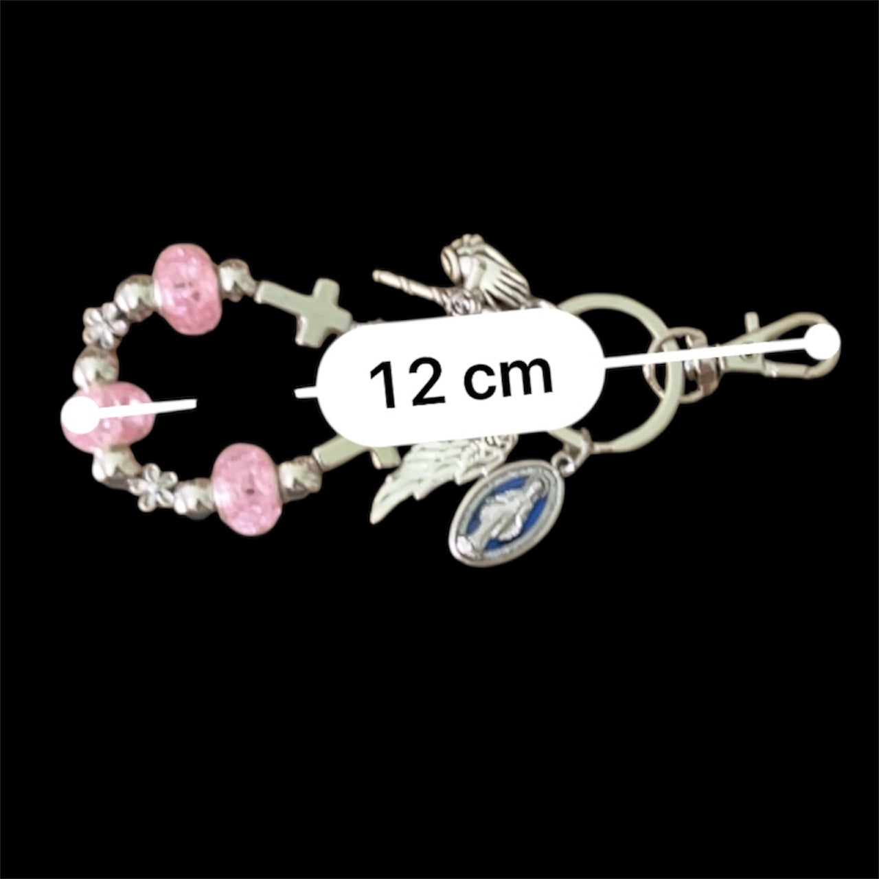 3 Hail Mary Rosary Keychain – Pocket Protection & Devotion