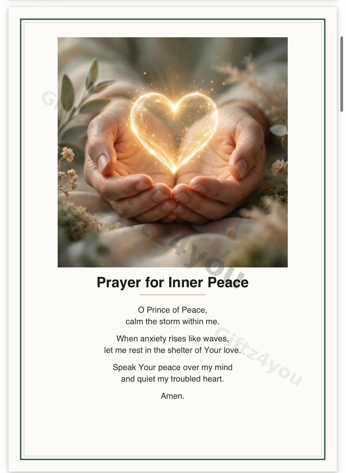 Healing Prayers Bundle - 12 Printable Prayer Cards with Unique Artwork | A4 + US Letter