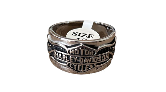 Men's Stainless Steel Biker Band Ring | Size 13 US Heavy Duty
