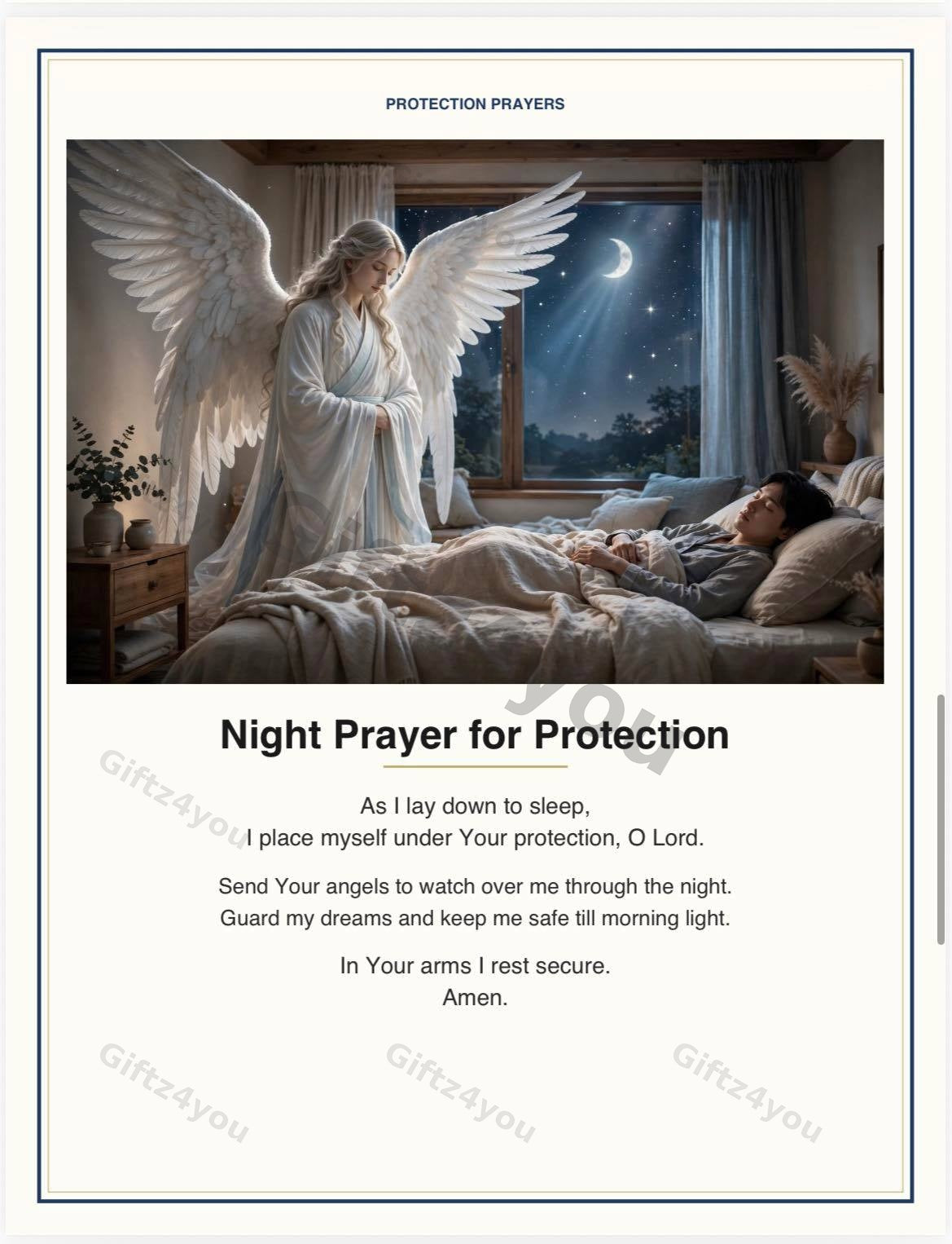 Protection Prayers Bundle - 12 Printable Prayer Cards with Unique Artwork | A4 + US Letter
