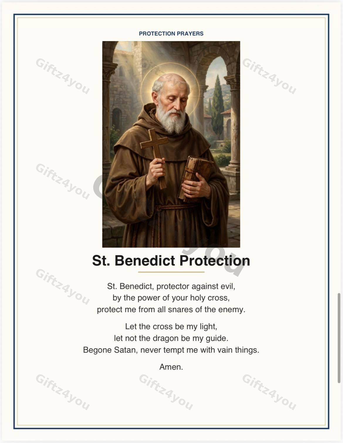 Protection Prayers Bundle - 12 Printable Prayer Cards with Unique Artwork | A4 + US Letter