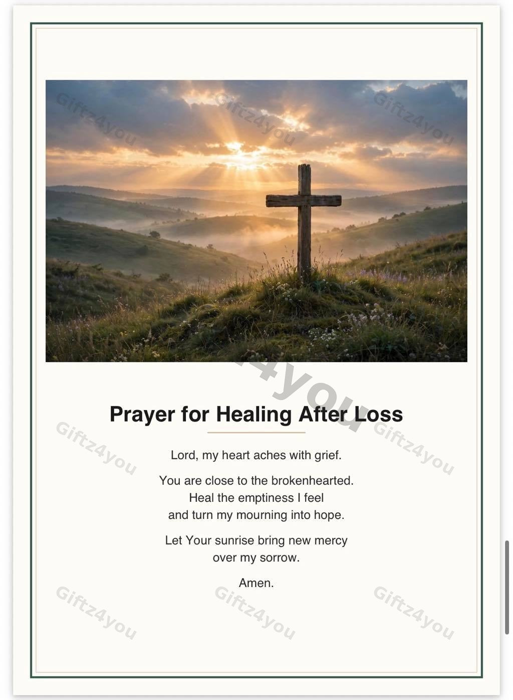 Healing Prayers Bundle - 12 Printable Prayer Cards with Unique Artwork | A4 + US Letter
