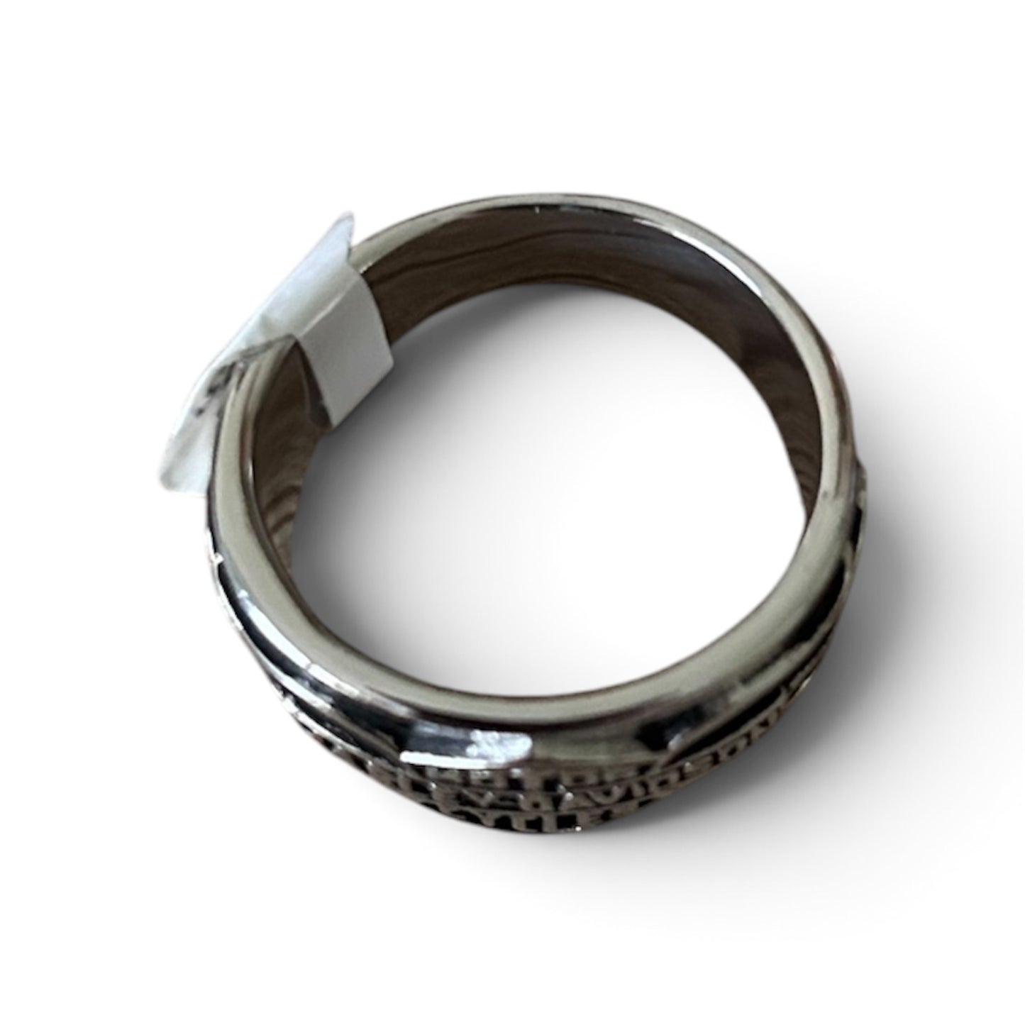 Men's Stainless Steel Biker Band Ring | Size 12 US Heavy Duty Ring