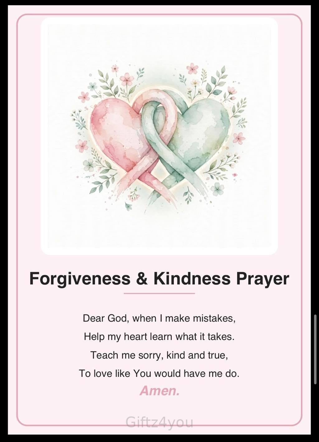 12 Themed Children's Prayers Printable | A4 + US Letter | 300DPI Watercolor | Instant Download