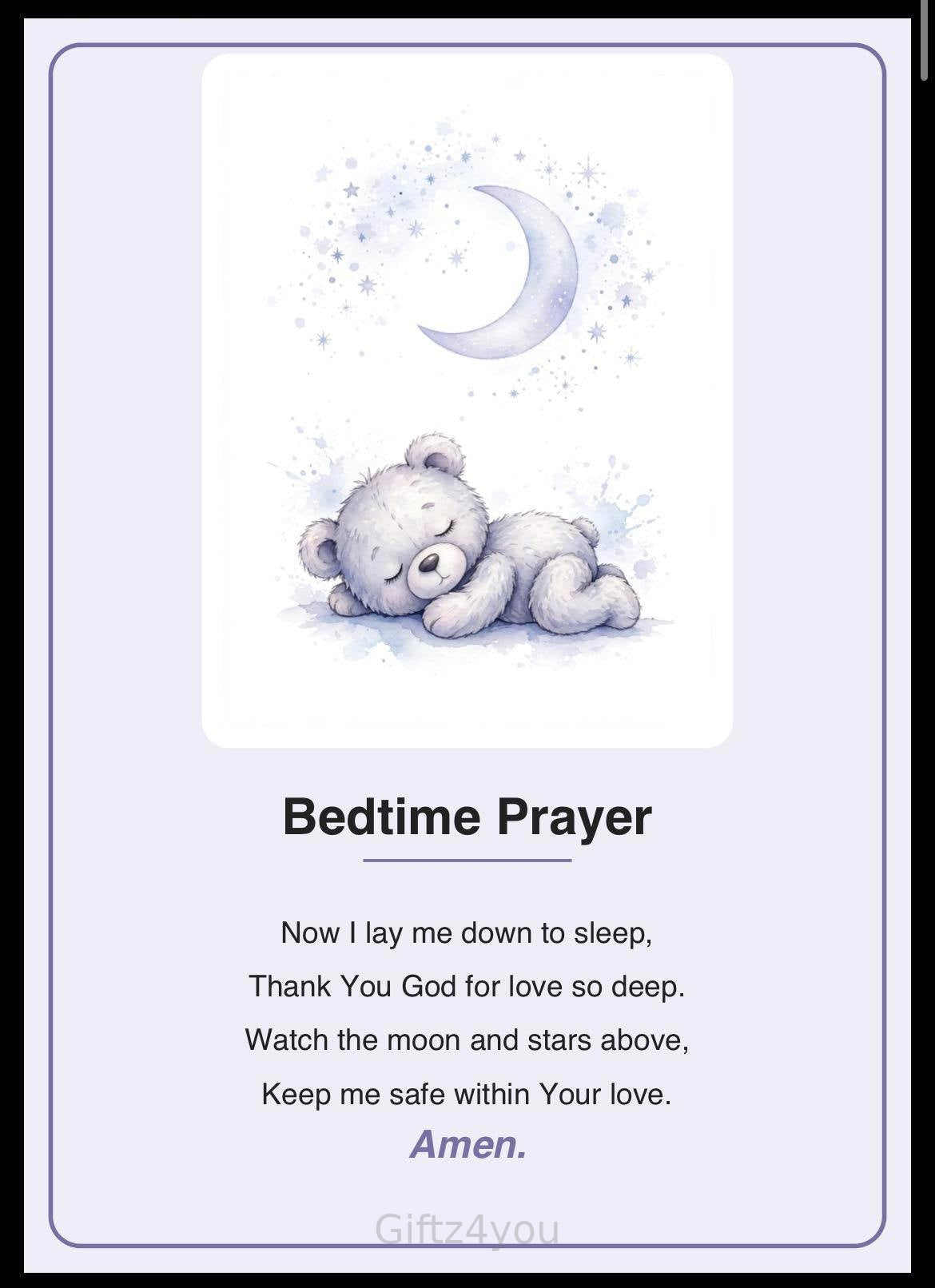 12 Themed Children's Prayers Printable | A4 + US Letter | 300DPI Watercolor | Instant Download
